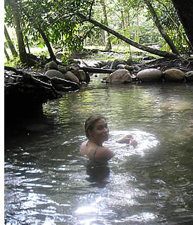 The Caldera Hot Springs has 4 natural thermal pools of different temperatures